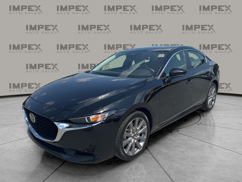 Jet Black Mica 2025 Mazda MAZDA3 2.5 S Preferred Sedan FWD Sedan Front-Wheel Drive 6-Speed Automatic
