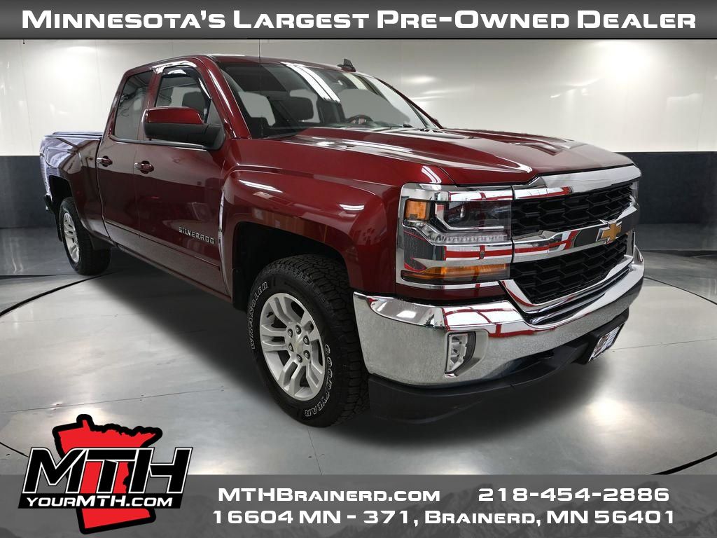 Siren Red Tintcoat 2017 Chevrolet Silverado 1500 LT Double Cab 4WD Pickup Truck Four-Wheel Drive 6-Speed Automatic Overdrive