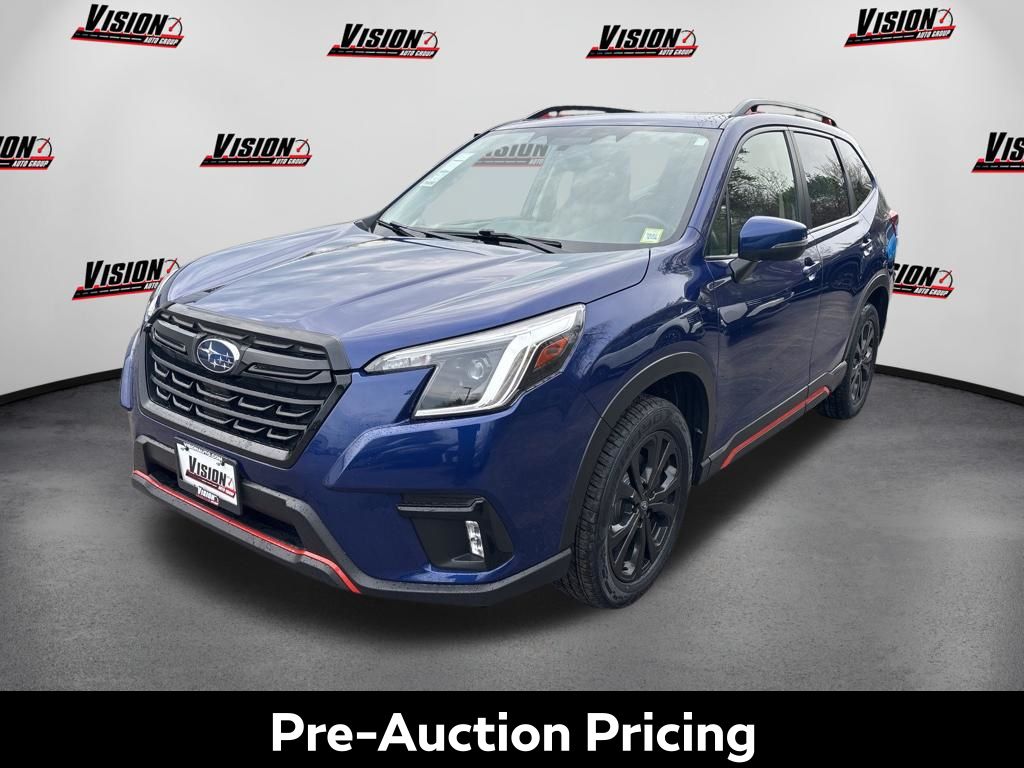 Sapphire Blue Pearl 2023 Subaru Forester SUV / Crossover All-Wheel Drive Continuously Variable Transmission