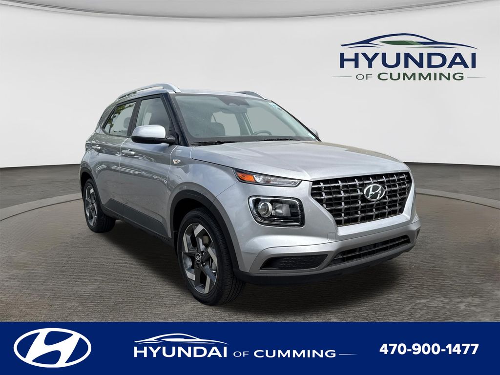 Shimmering Silver 2026 Hyundai Venue SUV / Crossover Front-Wheel Drive Continuously Variable Transmission