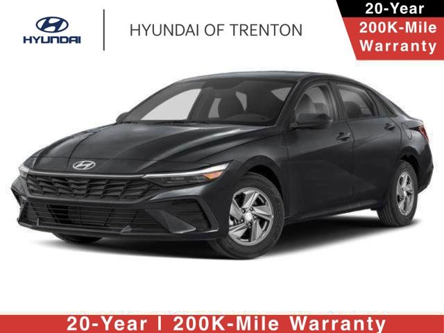 Serenity White Pearl 2026 Hyundai Elantra SE FWD Sedan Front-Wheel Drive Continuously Variable Transmission
