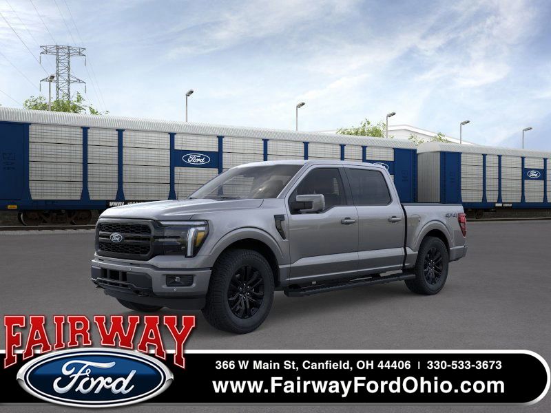 Carbonized Gray Metallic 2026 Ford F-150 Lariat SuperCrew 4WD Pickup Truck Four-Wheel Drive Automatic