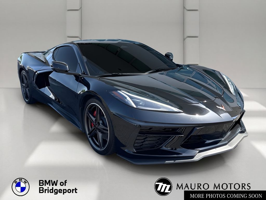 Black 2025 Chevrolet Corvette Coupe Rear-Wheel Drive 8-Speed Dual Clutch