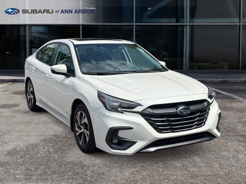 Crystal White Pearl 2023 Subaru Legacy Sedan All-Wheel Drive Continuously Variable Transmission