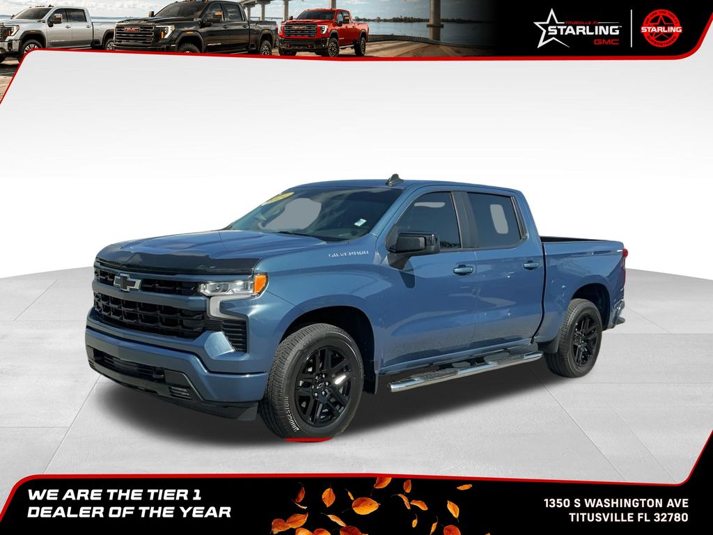 Lakeshore Blue Metallic 2024 Chevrolet Silverado 1500 Pickup Truck 4X2 8-Speed Automatic