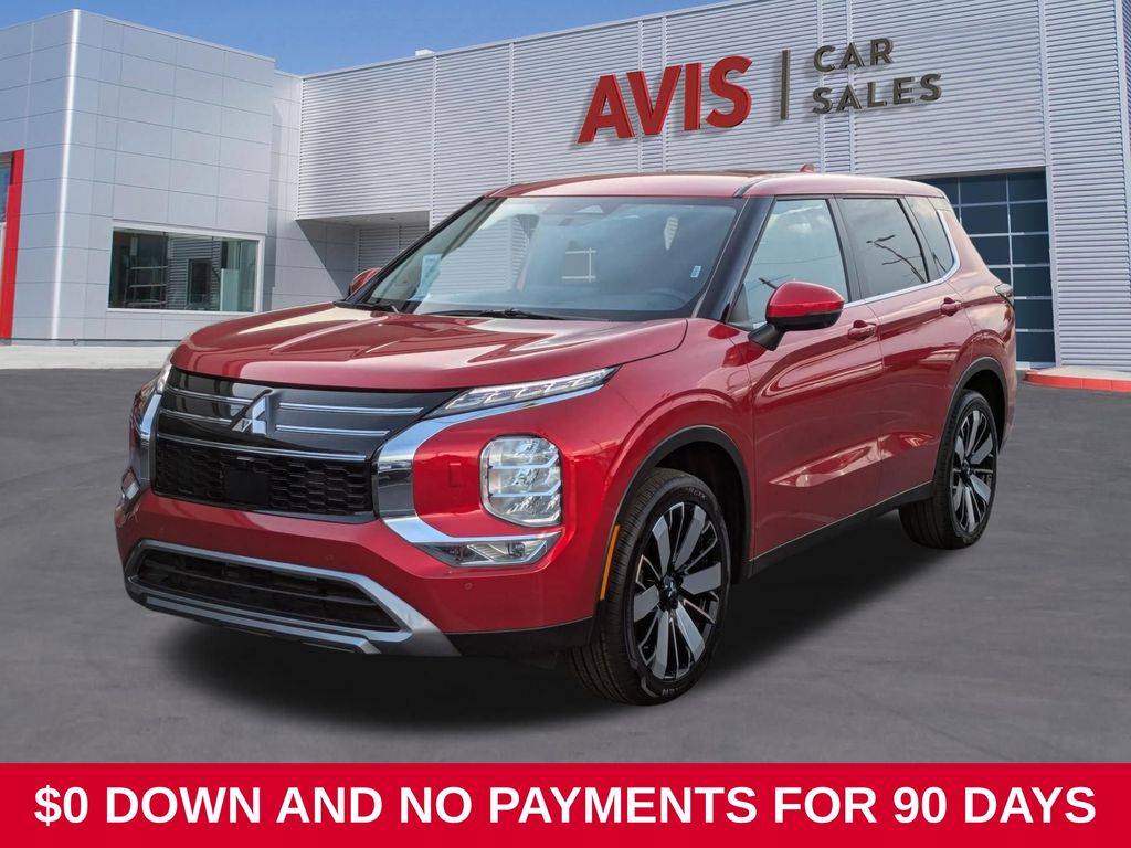 Red Diamond 2025 Mitsubishi Outlander SUV / Crossover Front-Wheel Drive Continuously Variable Transmission