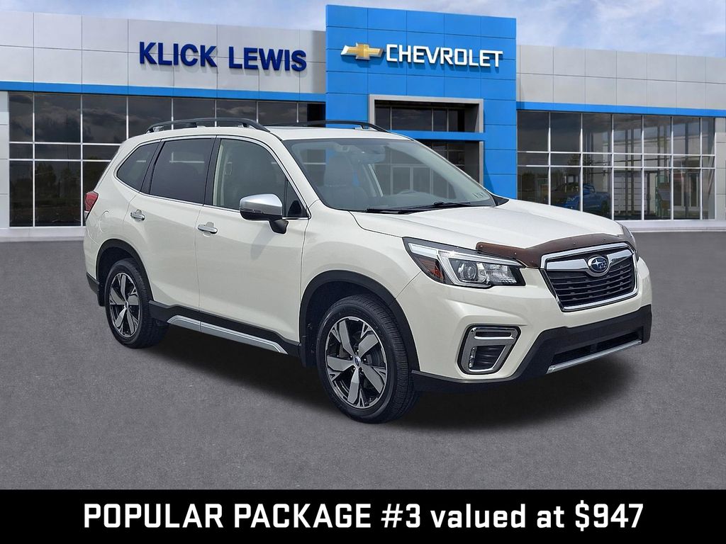 2019 Subaru Forester Touring White at Subaru and VW of Moon Township