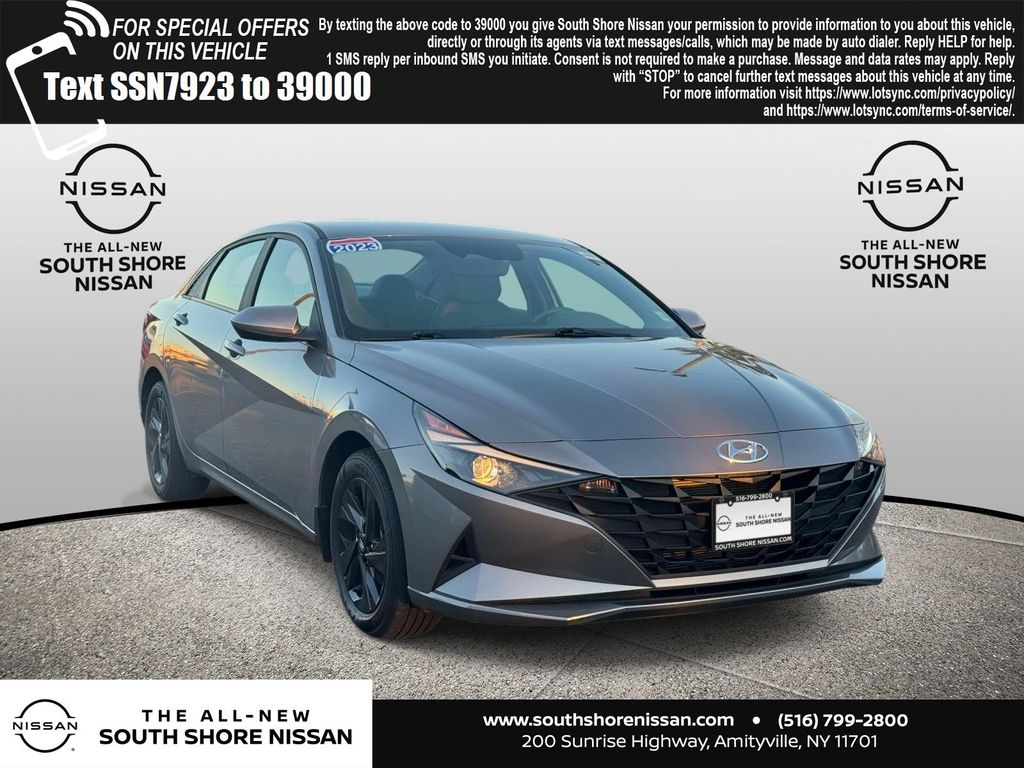 Fluid Metal 2023 Hyundai Elantra SEL FWD Sedan Front-Wheel Drive Continuously Variable Transmission