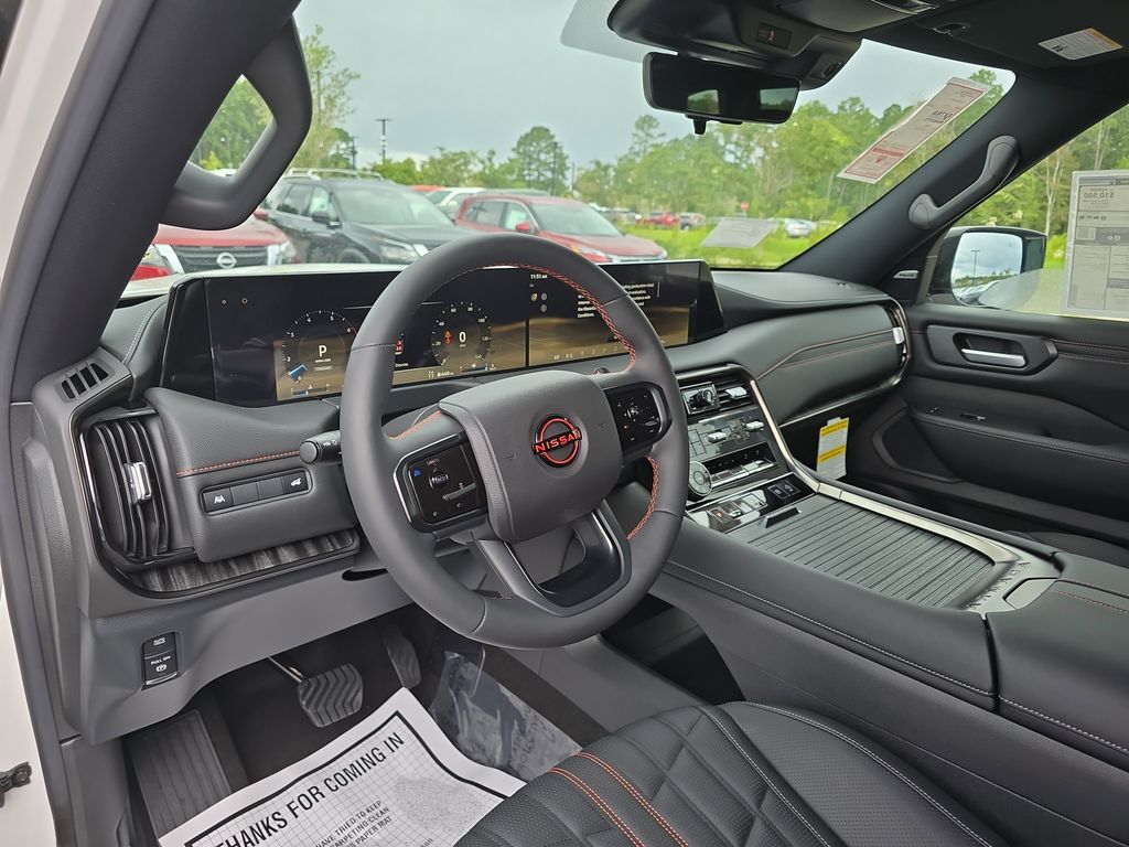 2025 Aspen White Tricoat/Super Black Nissan Armada PRO-4X 4X4 SUV