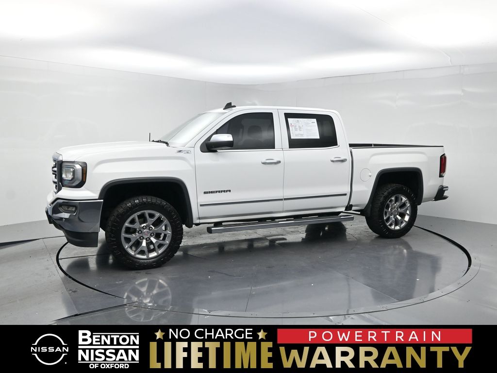 Summit White 2018 GMC Sierra 1500 Pickup Truck Four-Wheel Drive 6-Speed Automatic Overdrive