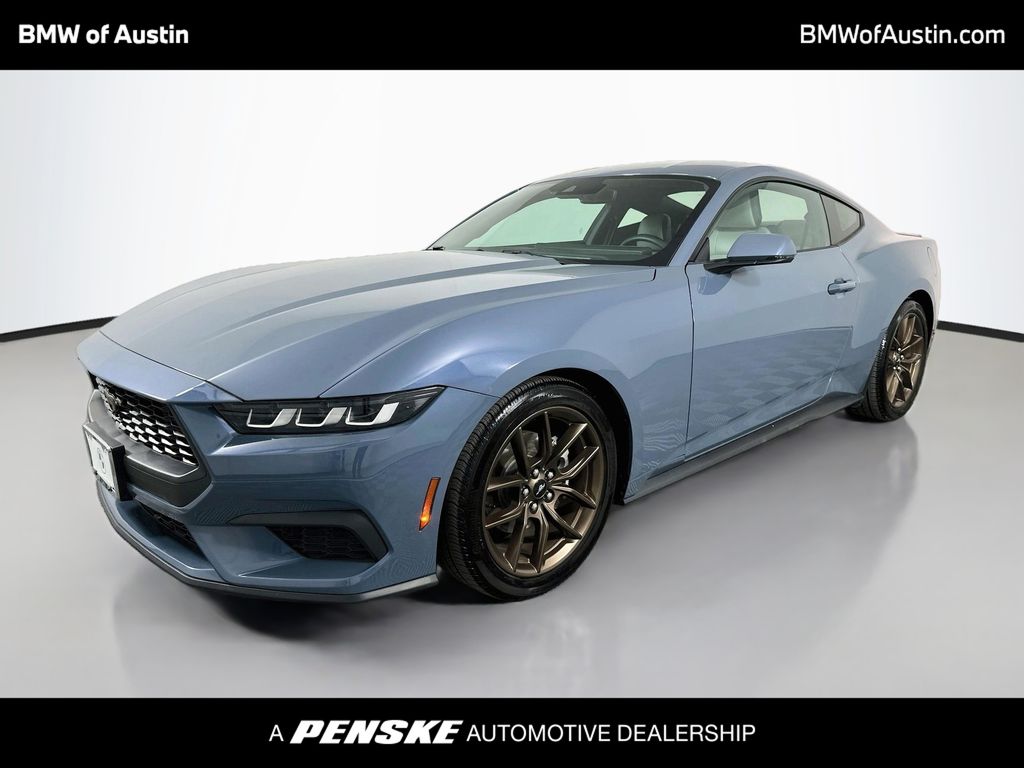 Vapor Blue 2024 Ford Mustang Coupe Rear-Wheel Drive Automatic