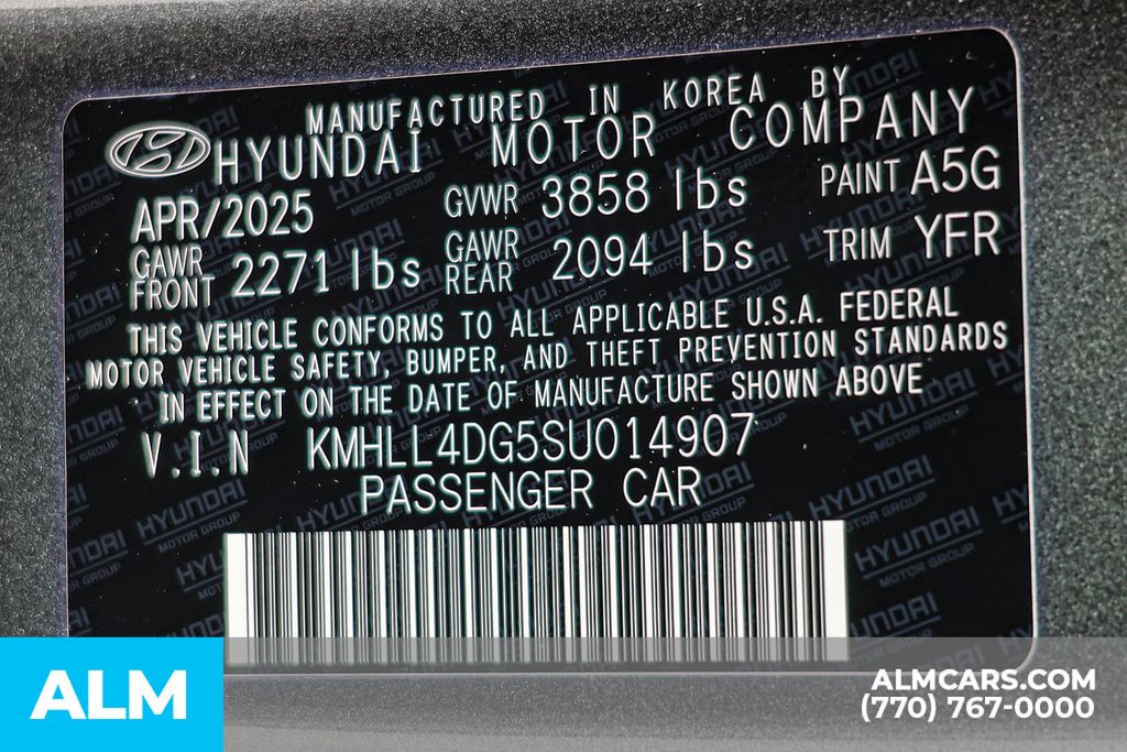 Used 2025 Gray Hyundai SE image 56
