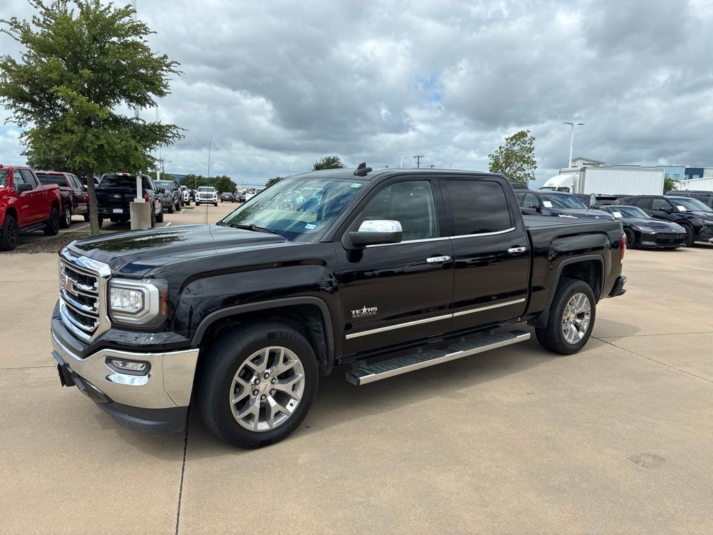Onyx Black 2018 GMC Sierra 1500 SLT Crew Cab Pickup Truck 4X2 6-Speed Automatic Overdrive