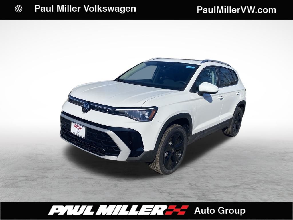 Pure White 2026 Volkswagen Taos SEL 4Motion SUV / Crossover All-Wheel Drive 8-Speed Automatic
