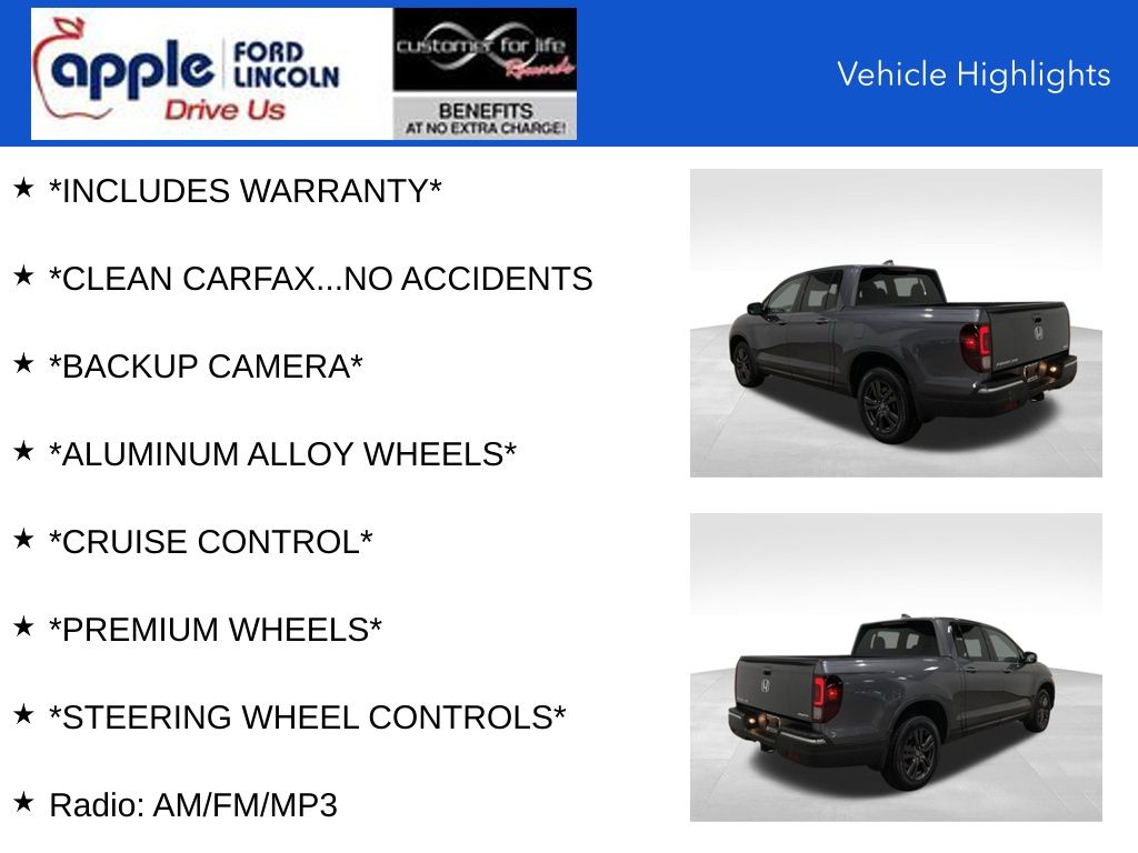 2020 Honda Ridgeline AWD Sport