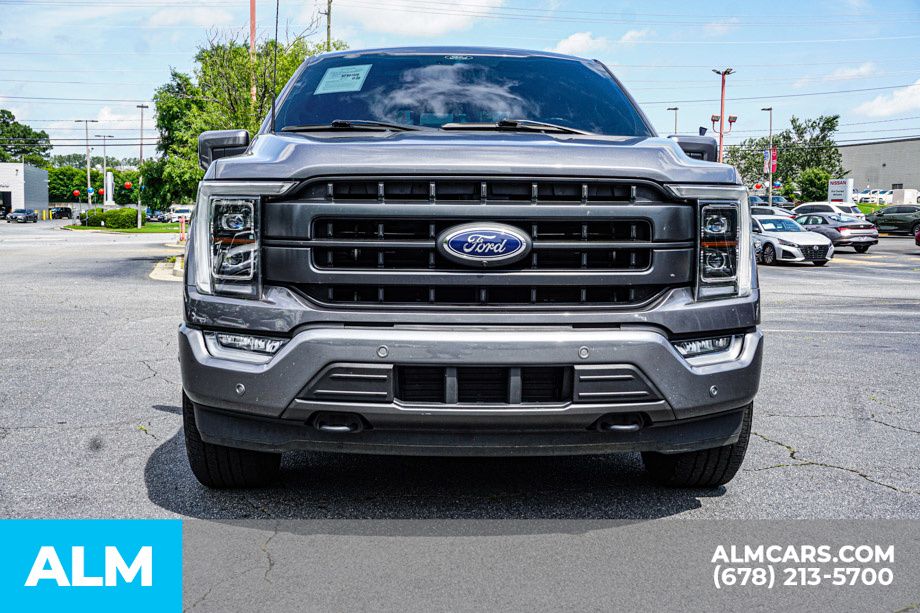 Used 2021 Gray Ford Lariat image 10