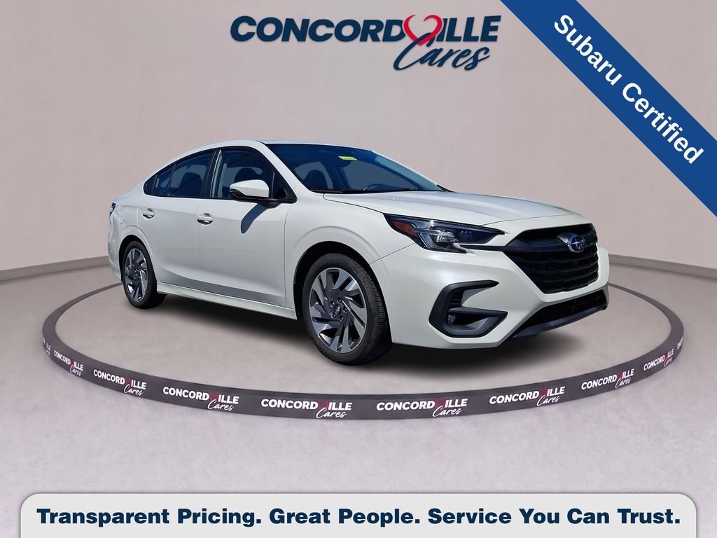Crystal White Pearl 2024 Subaru Legacy Sedan All-Wheel Drive Continuously Variable Transmission