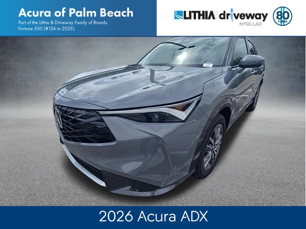 Urban Gray Pearl 2026 Acura ADX FWD SUV / Crossover Front-Wheel Drive Continuously Variable Transmission