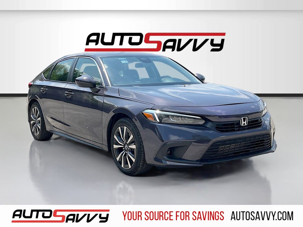 2024 Honda Civic EX-L Gray at Shottenkirk Kia Fort Bend
