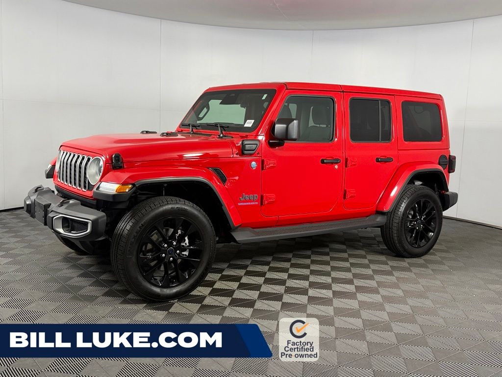 Firecracker Red Clearcoat 2025 Jeep Wrangler 4xe SUV / Crossover Four-Wheel Drive 8-Speed Automatic