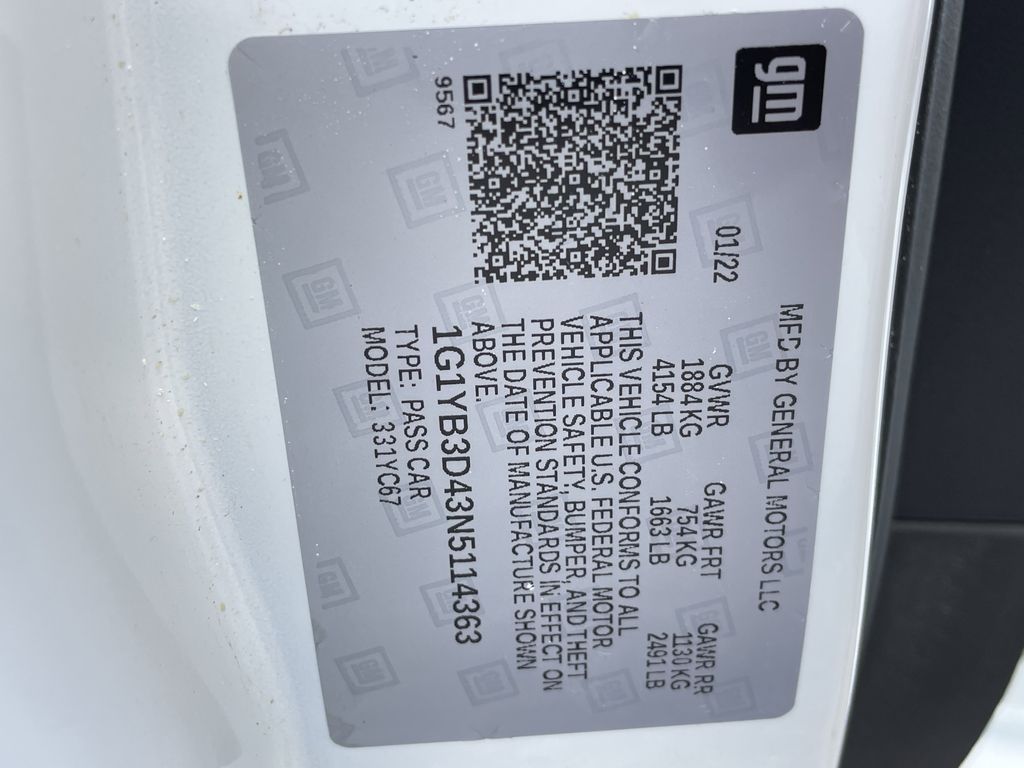 used 2022 Chevrolet Corvette car, priced at $69,992