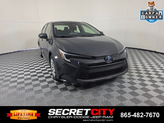 Underground 2023 Toyota Corolla Hybrid Sedan Front-Wheel Drive Continuously Variable Transmission