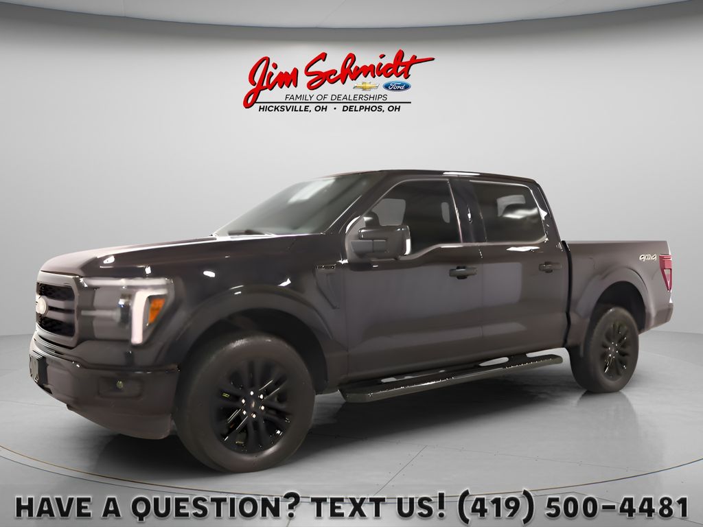 Agate Black Metallic 2025 Ford F-150 Pickup Truck Four-Wheel Drive Automatic