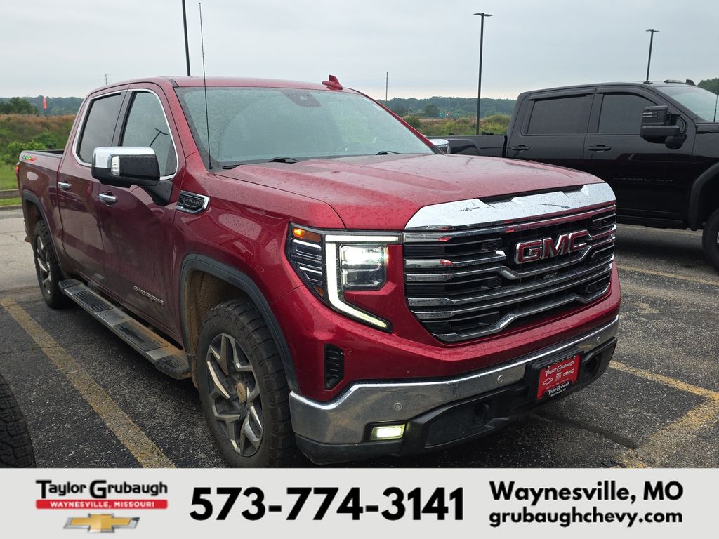 Volcanic Red Tintcoat 2023 GMC Sierra 1500 Pickup Truck Four-Wheel Drive Automatic