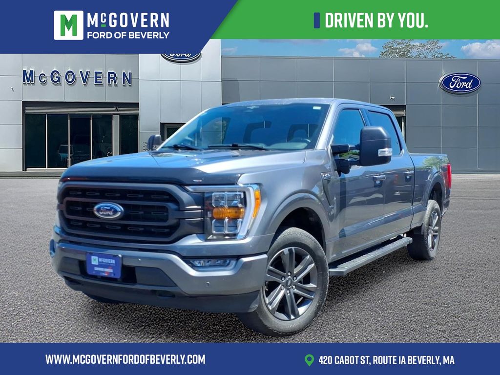 Gray 2023 Ford F-150 Pickup Truck Four-Wheel Drive Automatic