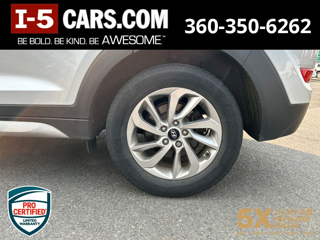 Molten Silver 2017 Hyundai Tucson SUV / Crossover All-Wheel Drive 7-Speed Automatic