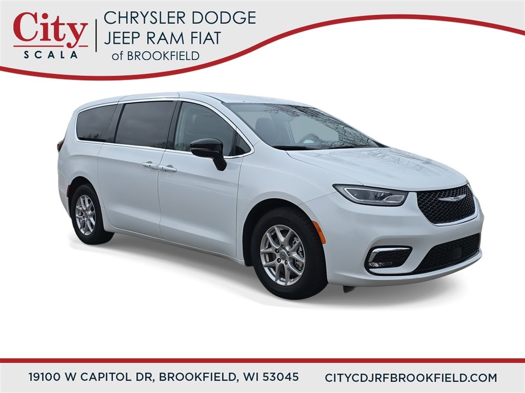 Bright White Clearcoat 2024 Chrysler Pacifica Touring L FWD Minivan Front-Wheel Drive 9-Speed Automatic
