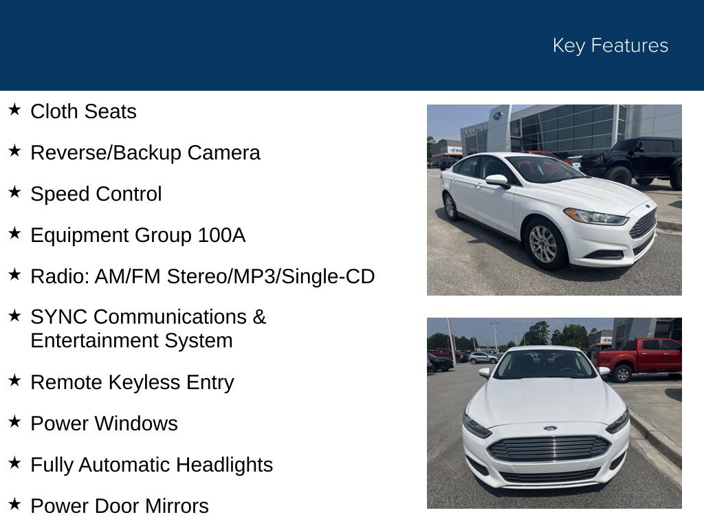 2016 Ford Fusion S