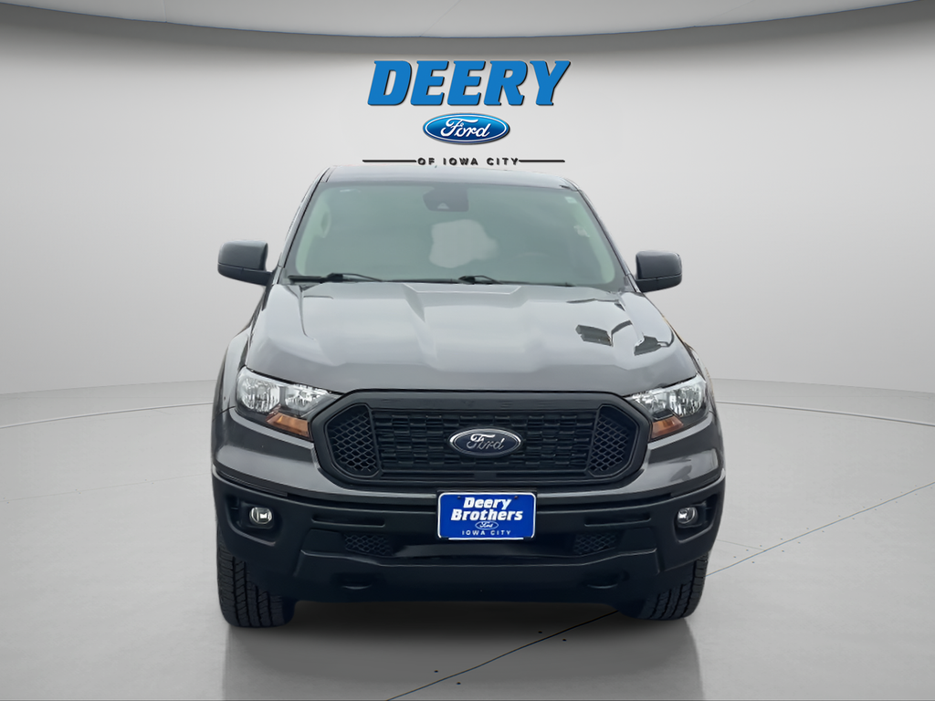 Gray (Magnetic Metallic) 2020 Ford Ranger XL SuperCrew 4WD Pickup Truck Four-Wheel Drive 10-Speed Automatic