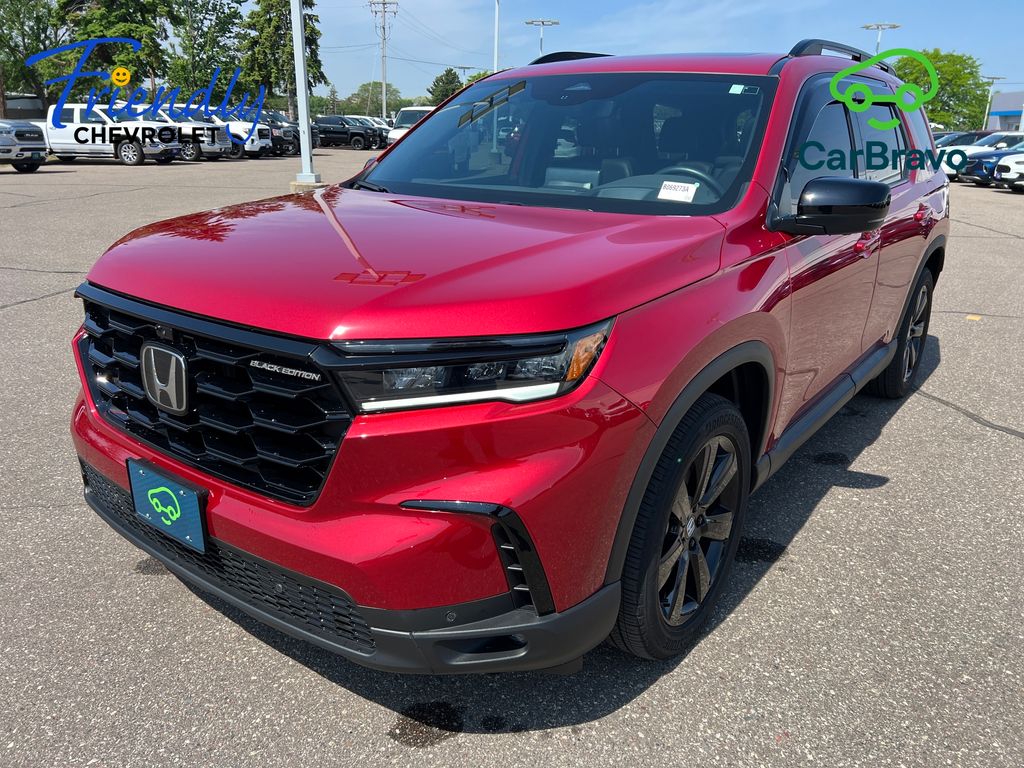 Radiant Red Metallic II 2025 Honda Pilot SUV / Crossover All-Wheel Drive Automatic