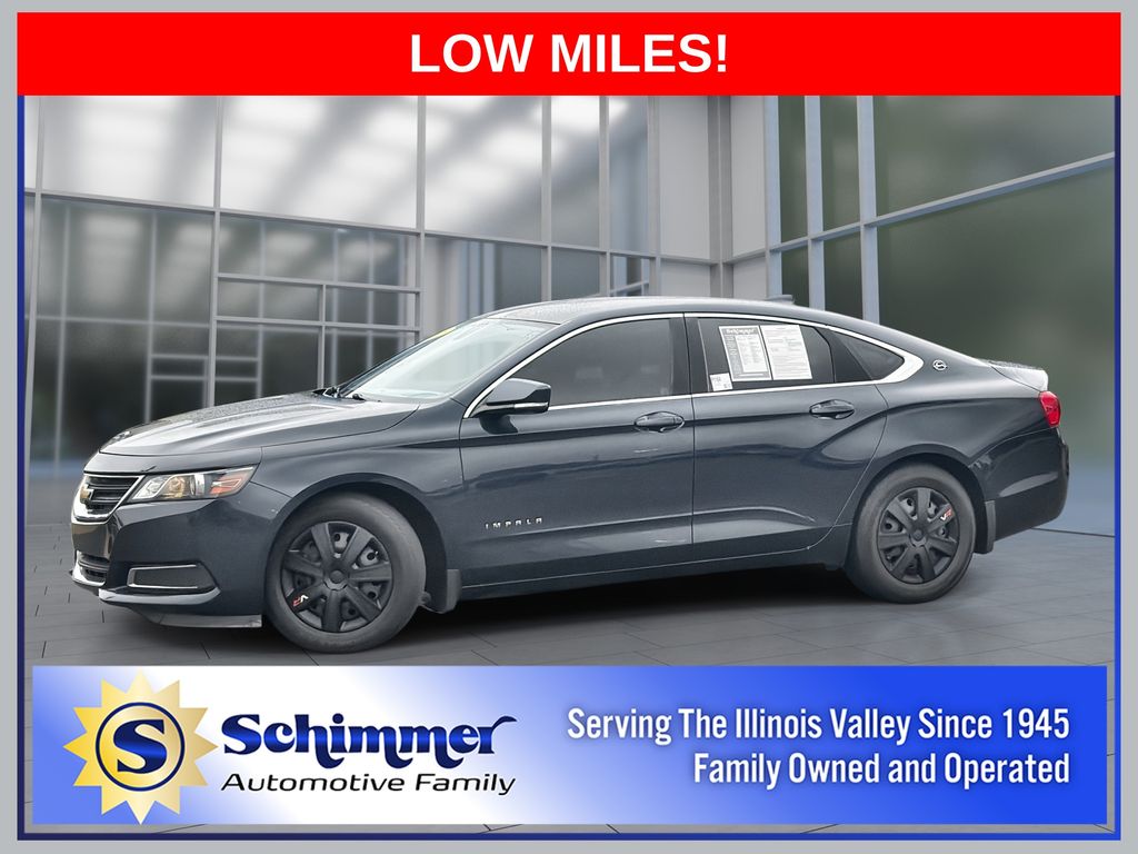 Blue 2015 Chevrolet Impala Sedan Front-Wheel Drive 6-Speed Automatic