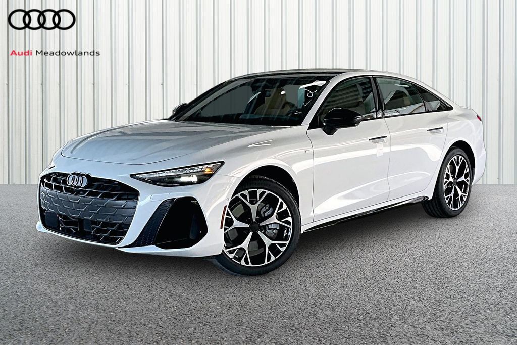 Glacier White Metallic 2026 Audi A6 Sedan All-Wheel Drive 7-Speed Automatic