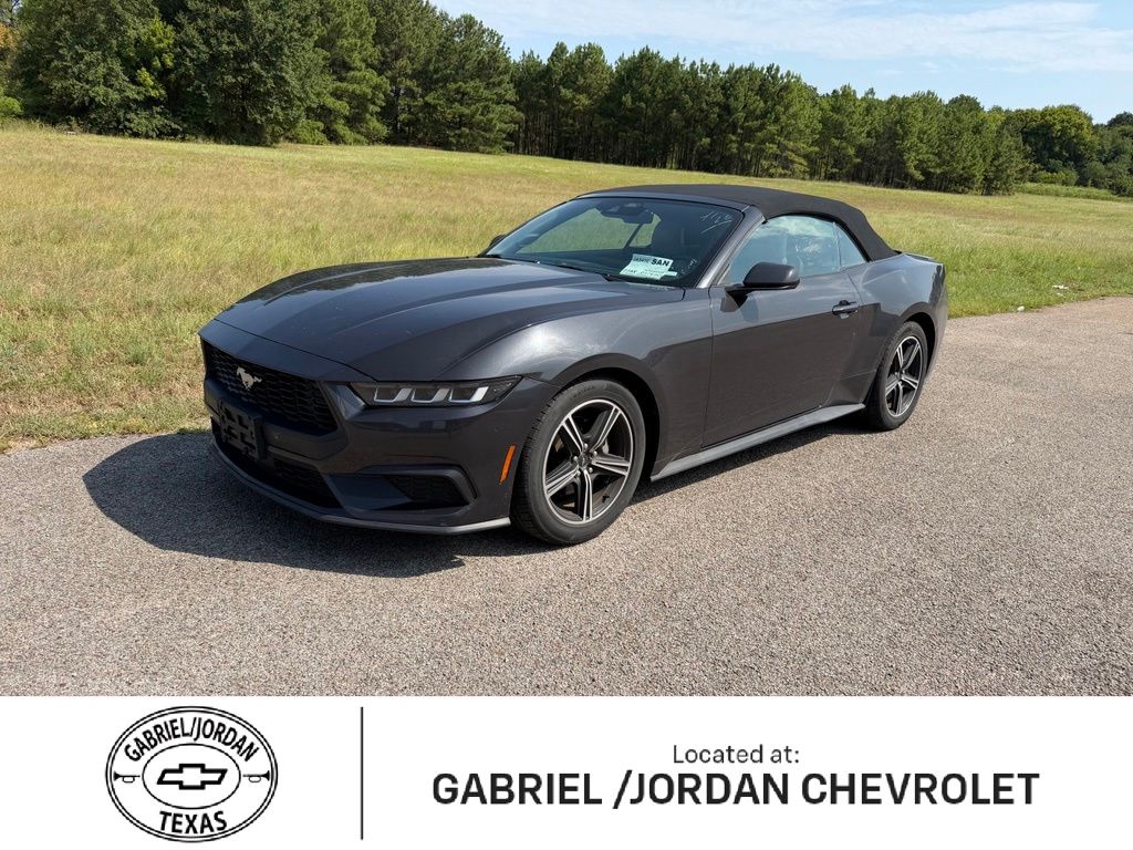 Gray Metallic 2024 Ford Mustang Convertible Rear-Wheel Drive Automatic