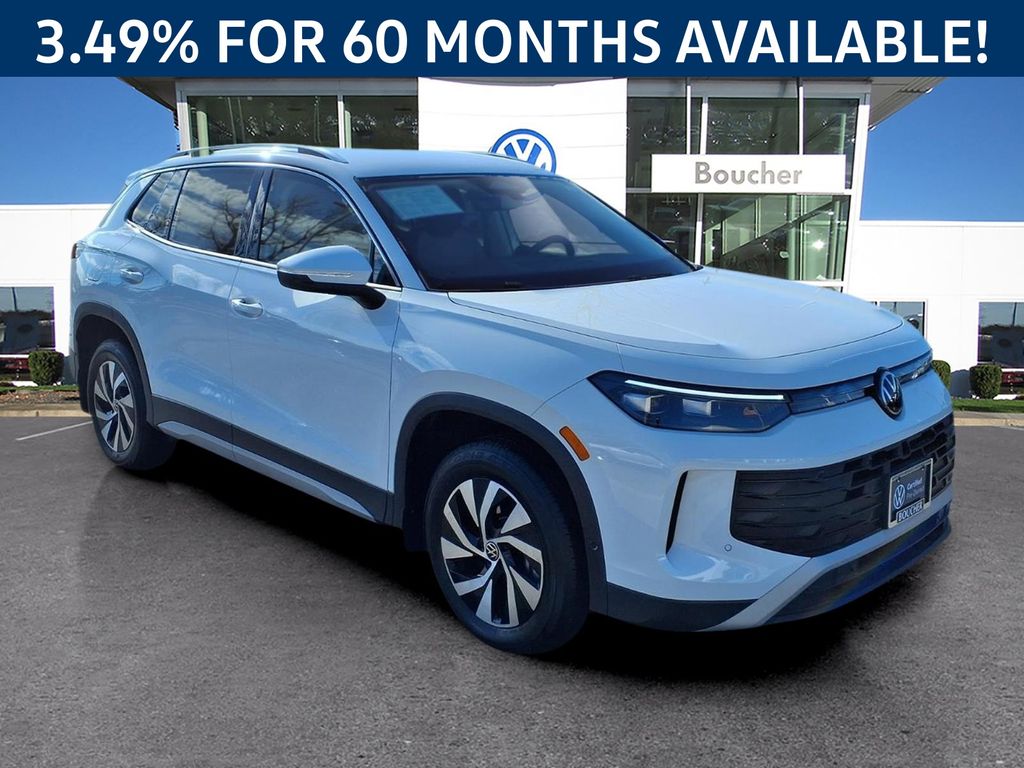 Pure White 2025 Volkswagen Tiguan S 4Motion SUV / Crossover All-Wheel Drive 8-Speed Automatic