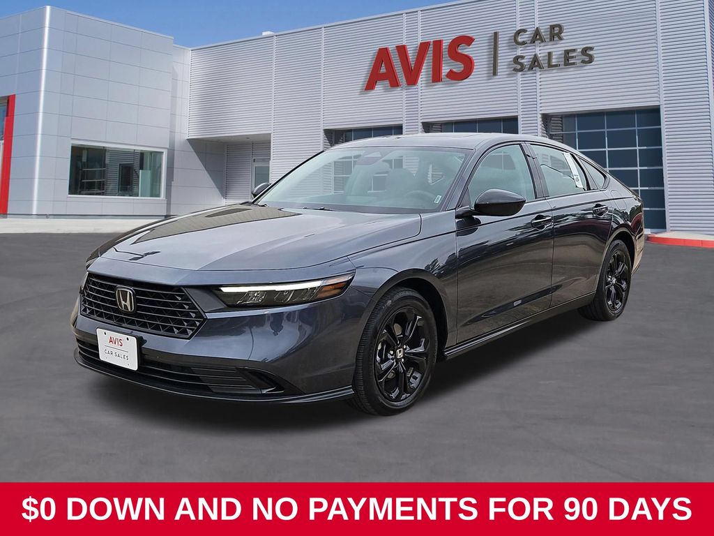 Gray 2025 Honda Accord Sedan Front-Wheel Drive Continuously Variable Transmission