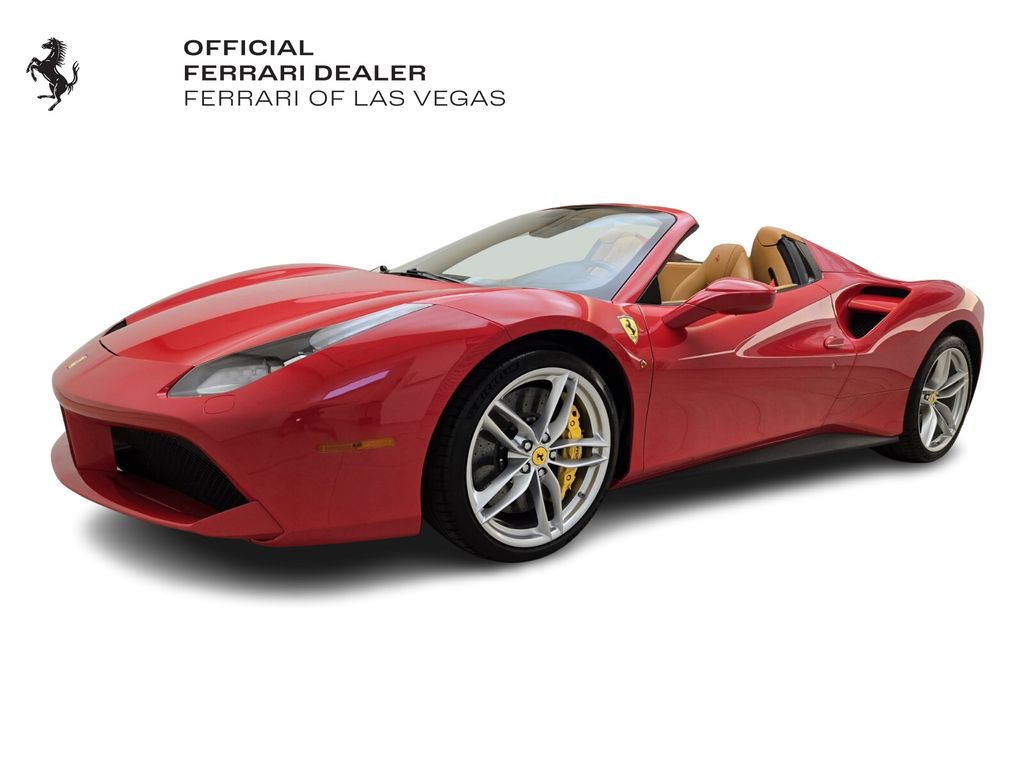 Rosso Corsa 2017 Ferrari 488 Spider RWD Convertible Rear-Wheel Drive 7-Speed Automatic