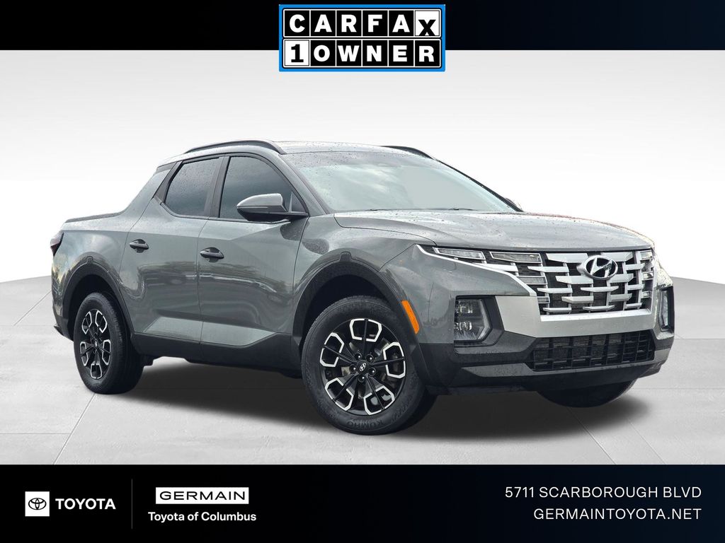 Hampton Gray 2024 Hyundai Santa Cruz Pickup Truck All-Wheel Drive 8-Speed Automatic