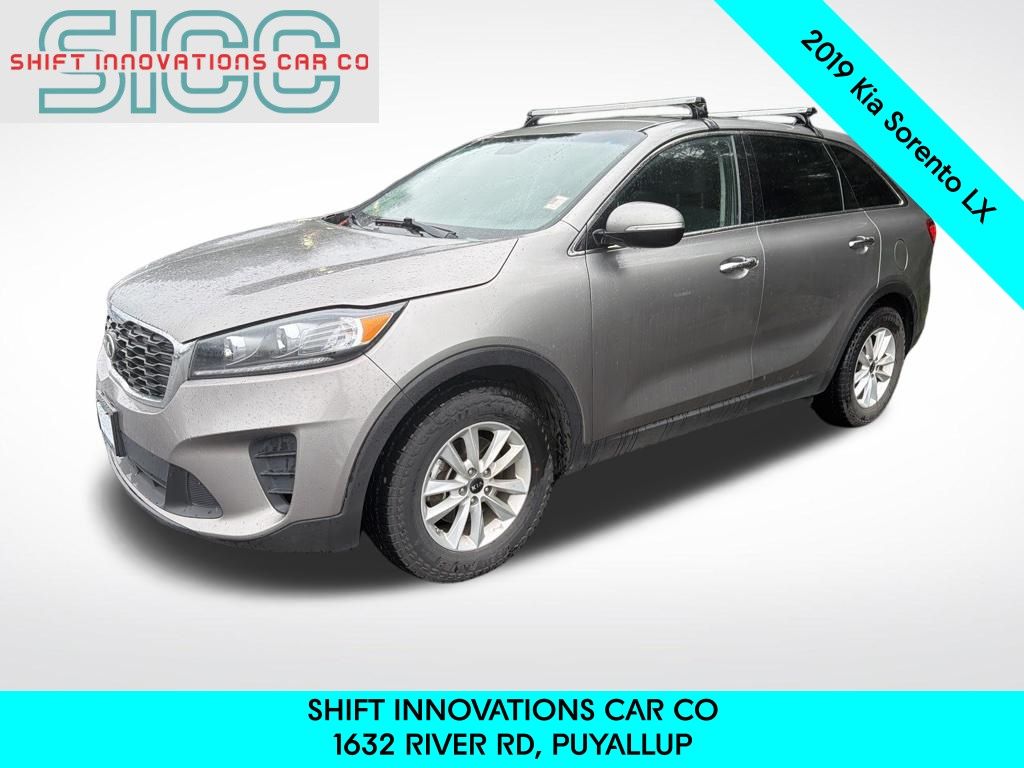 Titanium Silver 2019 Kia Sorento LX V6 FWD SUV / Crossover Front-Wheel Drive 8-Speed Automatic