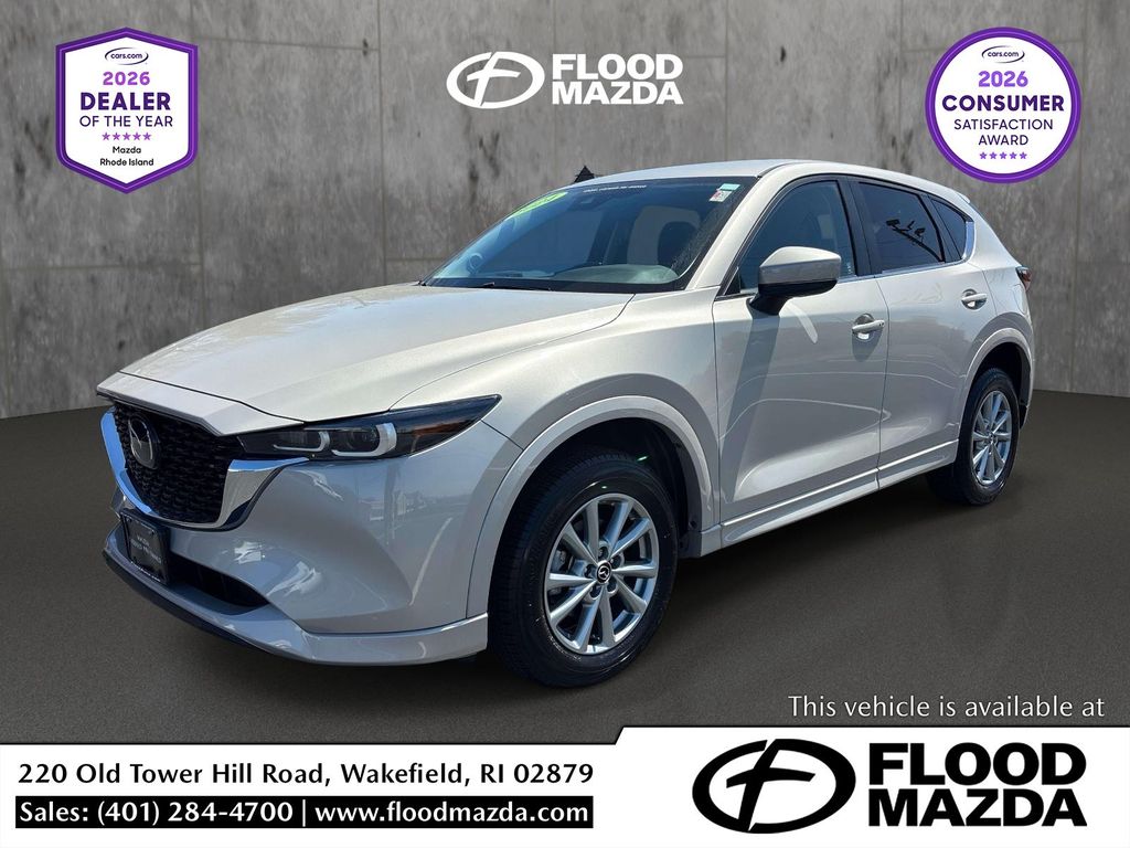 Gray (Platinum Quartz Metallic) 2024 Mazda CX-5 2.5 S Select AWD SUV / Crossover All-Wheel Drive 6-Speed Automatic