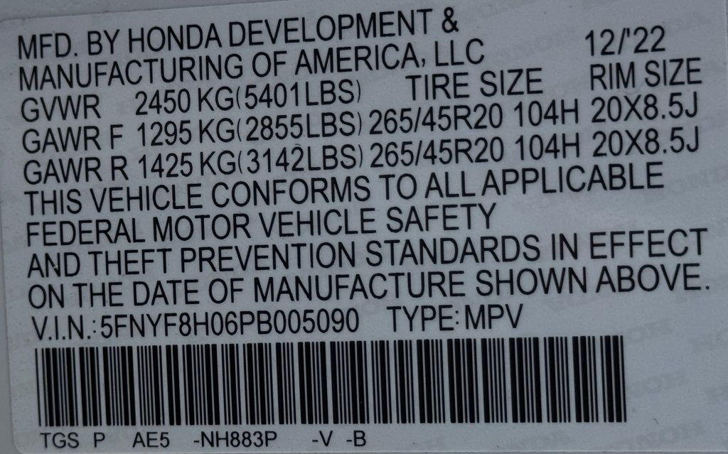 2023 Honda Passport AWD Elite