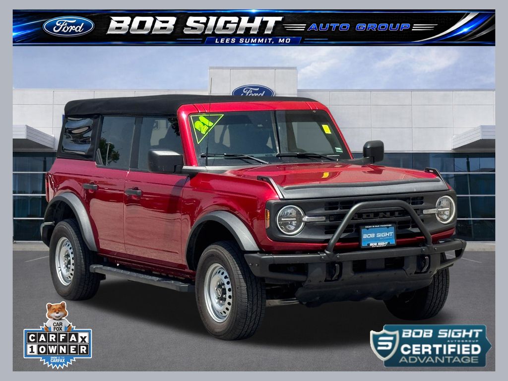 Rapid Red Metallic Tinted Clearcoat 2021 Ford Bronco SUV / Crossover Four-Wheel Drive Automatic