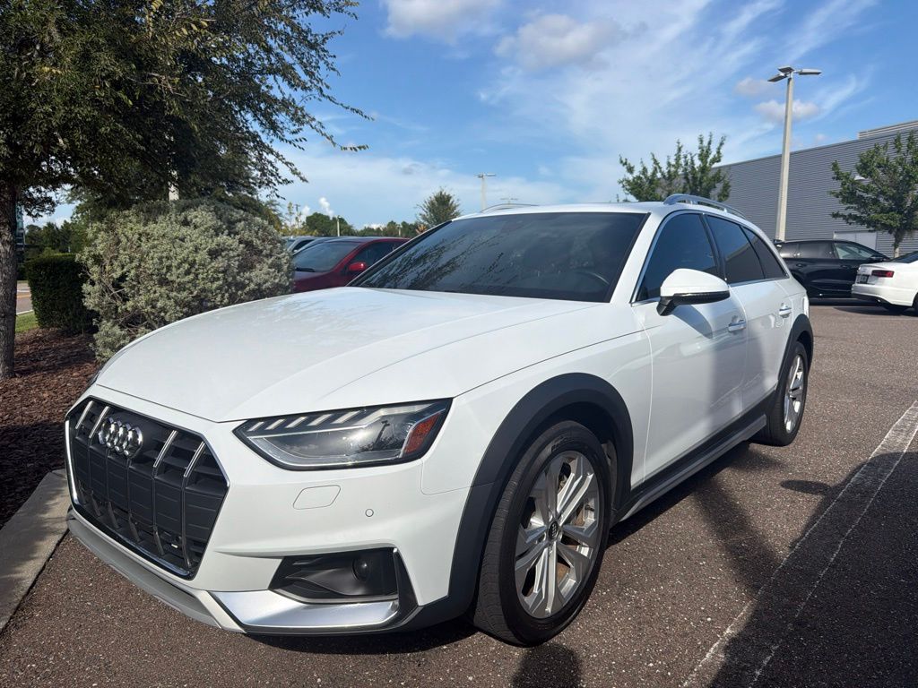 Glacier White Metallic 2020 Audi A4 Allroad Wagon All-Wheel Drive 7-Speed Automatic
