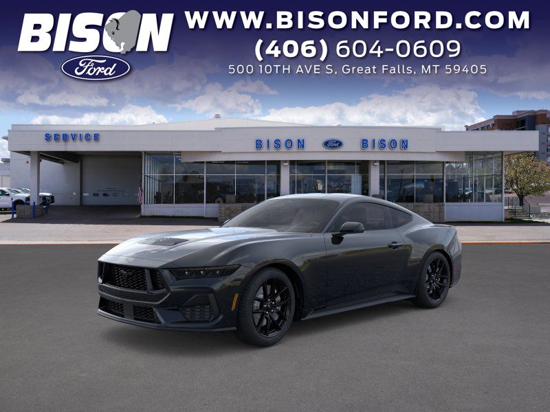 Shadow Black 2025 Ford Mustang GT Premium Fastback RWD Coupe Rear-Wheel Drive 6-Speed Manual