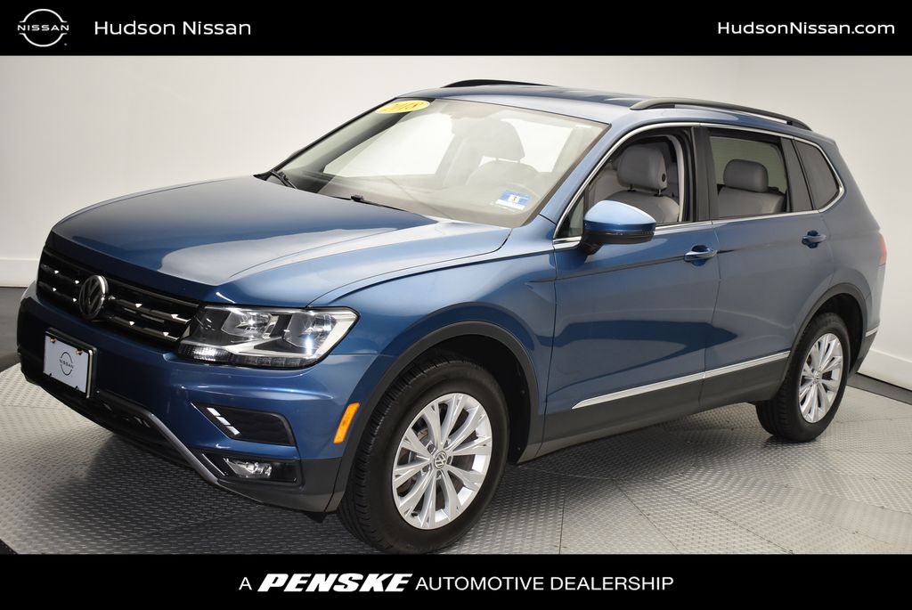 Blue Metallic 2018 Volkswagen Tiguan SUV / Crossover All-Wheel Drive 8-Speed Automatic