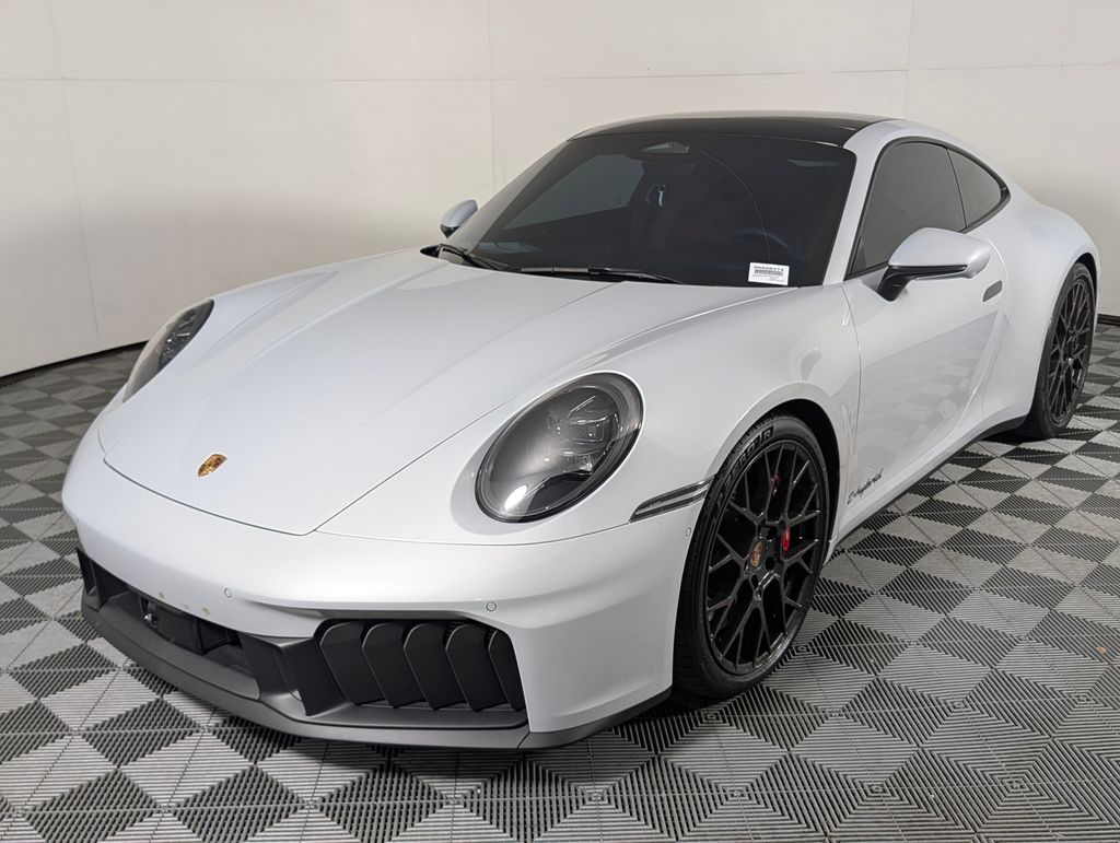Ice Gray Metallic 2026 Porsche 911 Carrera 4 GTS Coupe AWD Coupe All-Wheel Drive 8-Speed Automatic