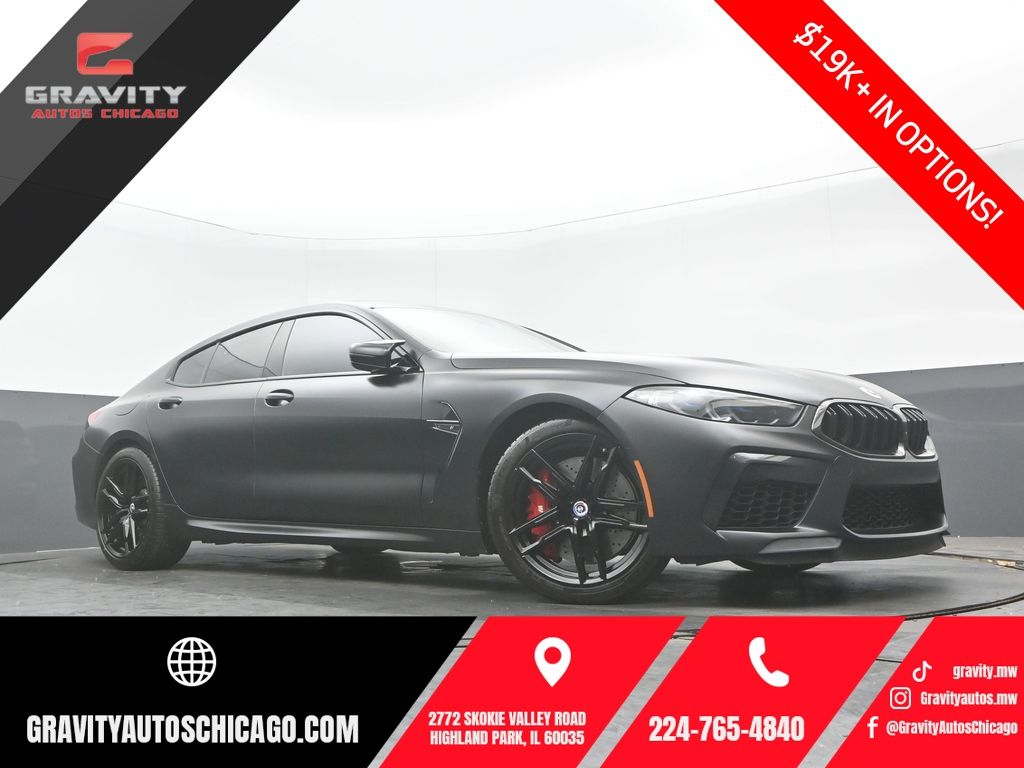 Frozen Black Metallic 2023 BMW M8 Competition Gran Coupe AWD Sedan All-Wheel Drive 8-Speed Automatic